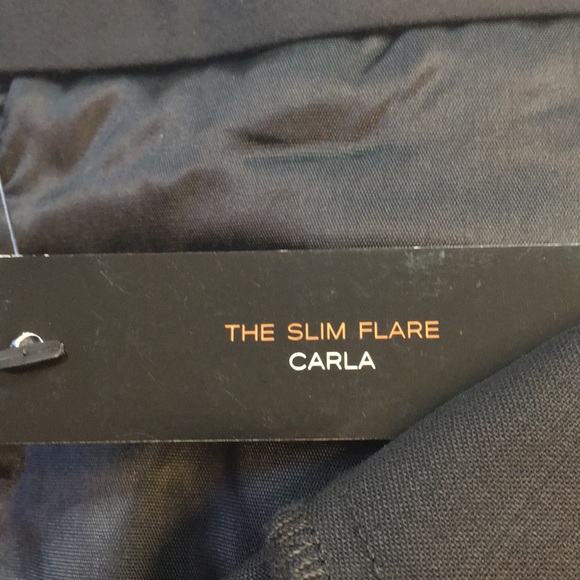 BCBGMAXAZRIA wool slim flare nwt tuxedo side pants - Picture 7 of 9